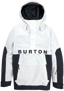 Burton Frostner Anorak -Ski Winkel Online burton frostner anorak stout white true black 3