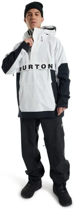 Burton Frostner Anorak -Ski Winkel Online burton frostner anorak stout white true black 4