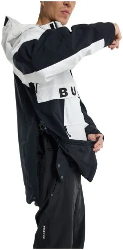 Burton Frostner Anorak -Ski Winkel Online burton frostner anorak stout white true black 6