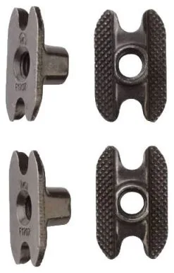 Burton M6 Channel Inserts 4 Pack Black
