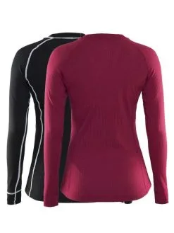 Craft Active 2-Pack Tops Women -Ski Winkel Online craft active 2 pack tops women black poppy 1