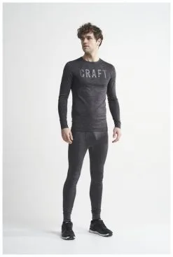 Craft Fuseknit Comfort Pants Men -Ski Winkel Online craft fuseknit comfort pants men black melange s black melange 6