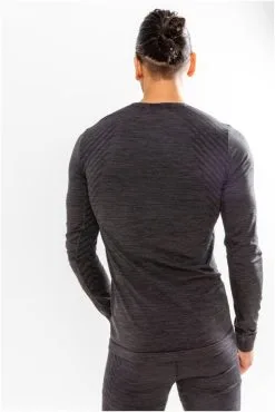 Craft Fuseknit Comfort Round Neck Long Sleeve Men -Ski Winkel Online craft fuseknit comfort round neck long sleeve men black melange b98000 xl black melange b98000 2