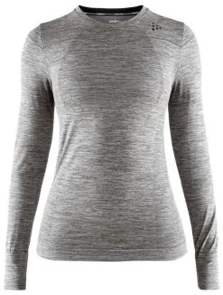 Craft Fuseknit Comfort Round Neck Long Sleeve Women 3 Craft Fuseknit Comfort Round Neck Long Sleeve Women -Ski Winkel Online craft fuseknit comfort round neck long sleeve women dark grey melange xs dark grey melange 0
